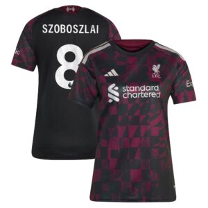 Liverpool adidas Third Shirt 2026-27 - Womens with Szoboszlai 8 printing