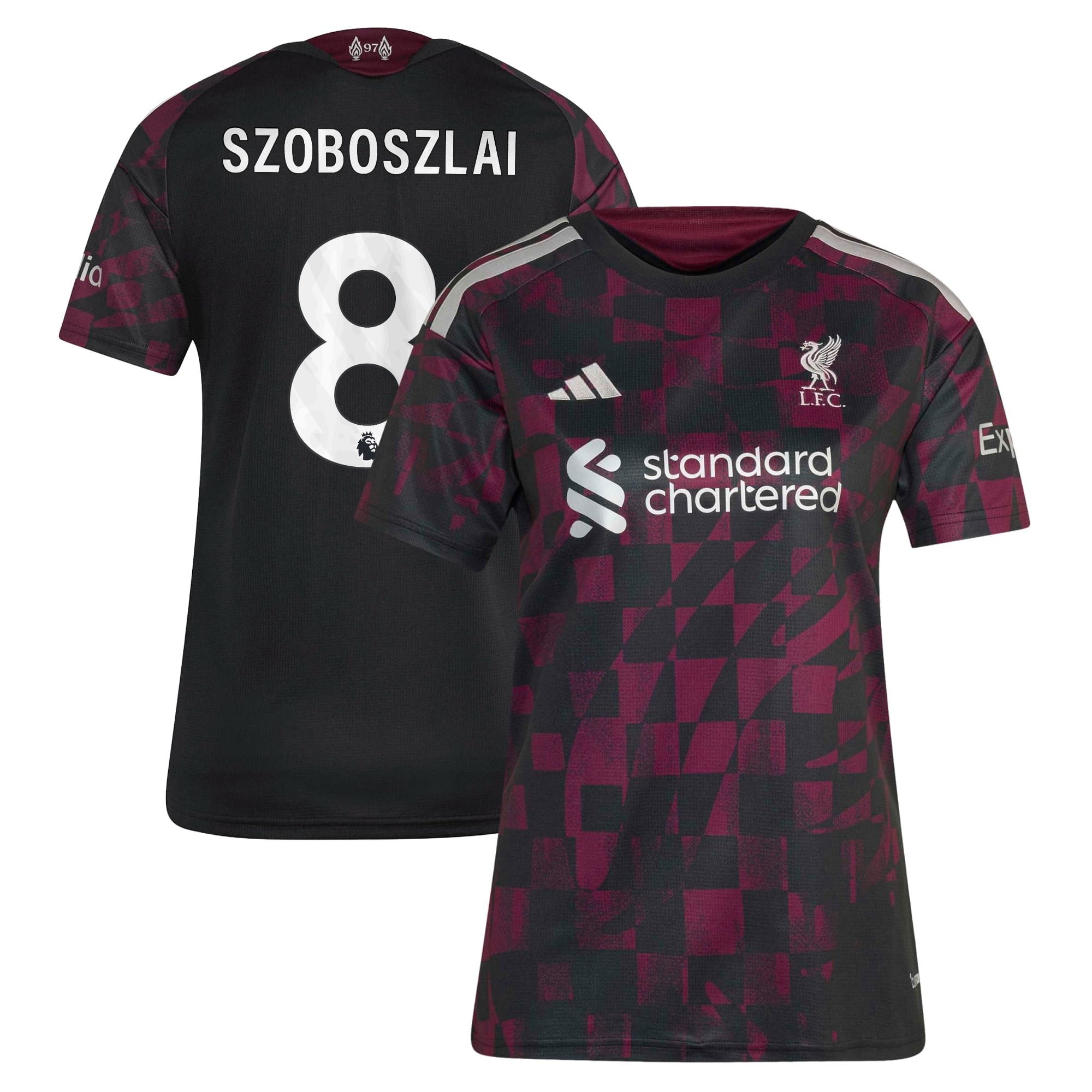Liverpool adidas Third Shirt 2026-27 - Womens with Szoboszlai 8 printing