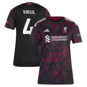 Liverpool adidas Third Shirt 2026-27 - Womens with Virgil 4 printing