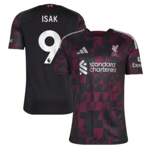 Liverpool adidas Third Shirt 2026-27 with Isak 9 printing