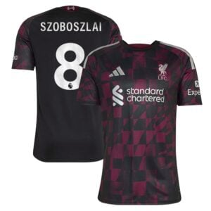 Liverpool adidas Third Shirt 2026-27 with Szoboszlai 8 printing