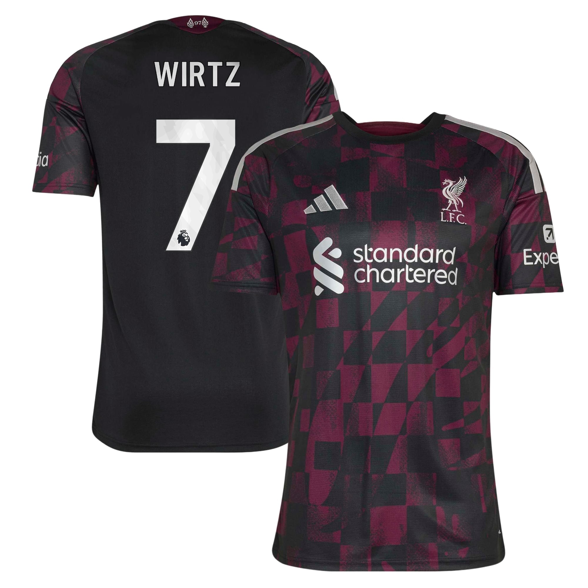 Liverpool adidas Third Shirt 2026-27 with Wirtz 7 printing