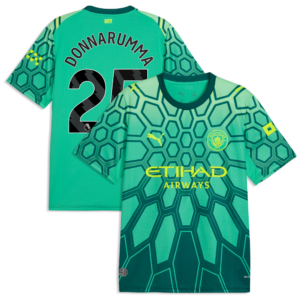 Manchester City PUMA Goalkeeper Shirt 2026-27 with Donnarumma 25 printing
