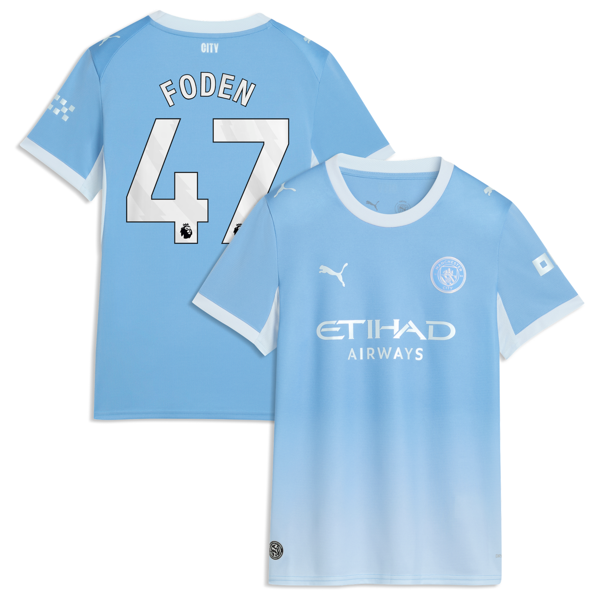 Manchester City PUMA Home Shirt 2026-27 - Womens with Foden 47 printing