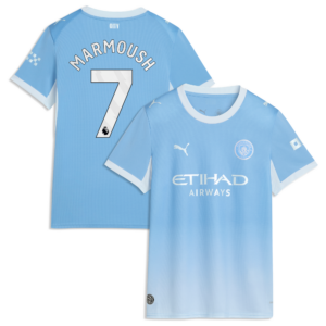 Manchester City PUMA Home Shirt 2026-27 - Womens with Marmoush 7 printing