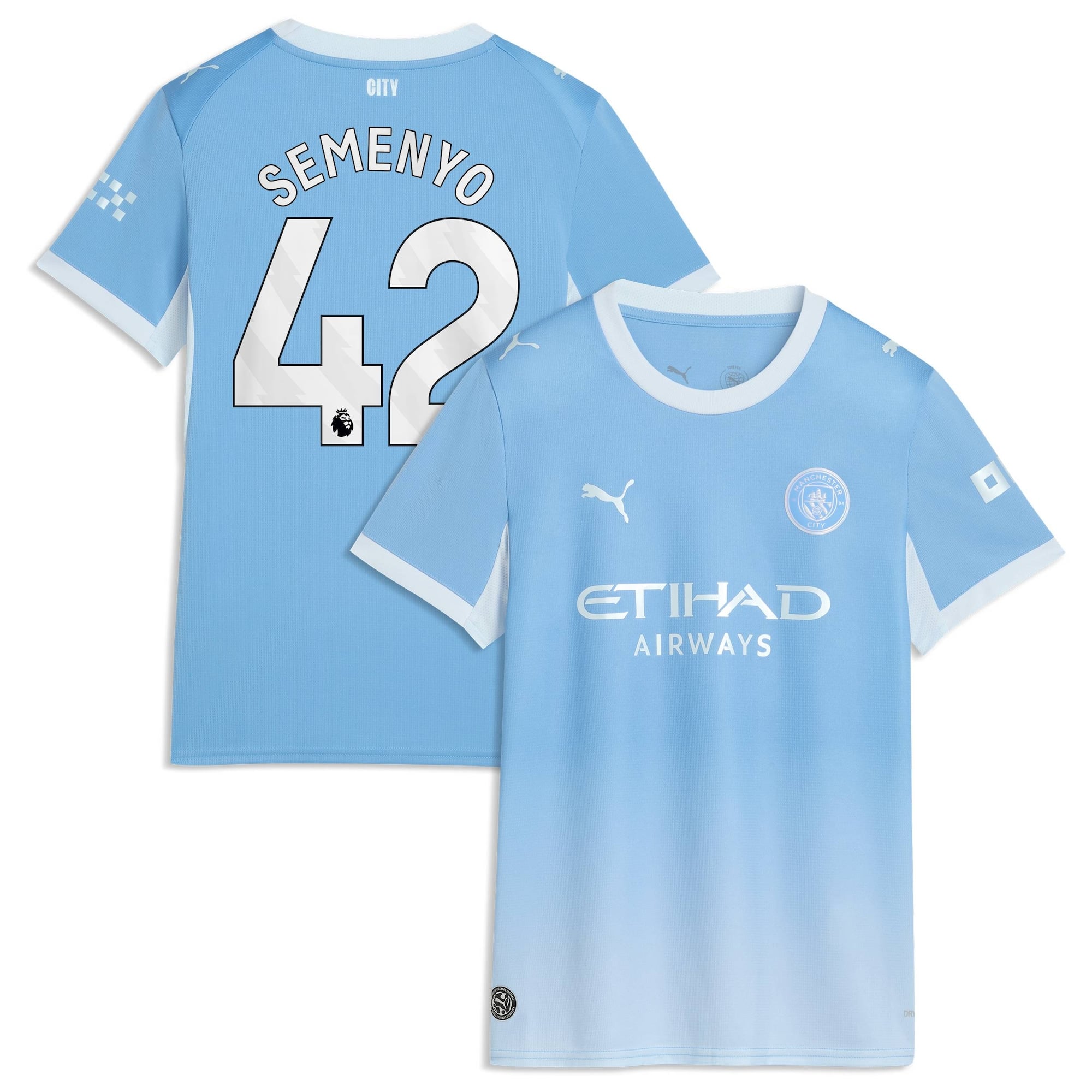 Manchester City PUMA Home Shirt 2026-27 - Womens with Semenyo 42 printing