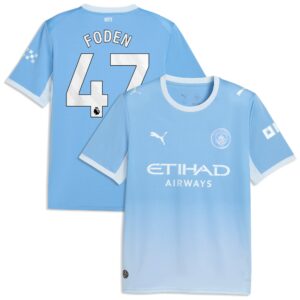 Manchester City PUMA Home Shirt 2026-27 with Foden 47 printing