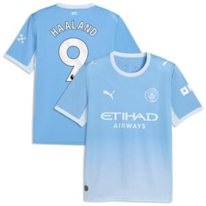 Manchester City PUMA Home Shirt 2026-27 with Haaland 9 printing