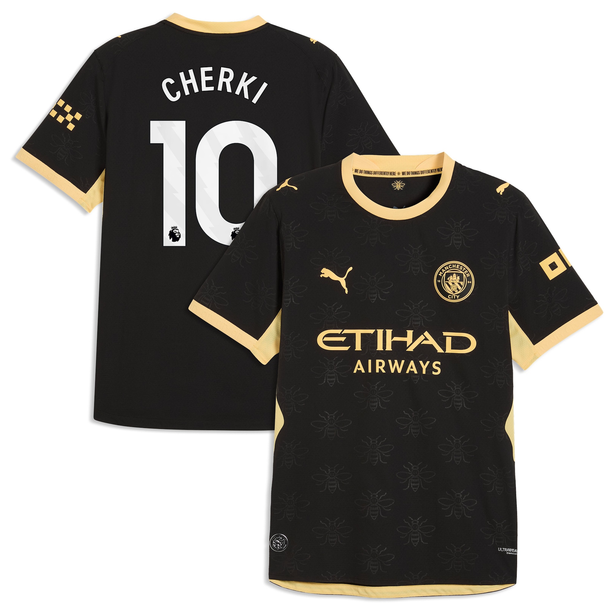 Manchester City Puma Authentic Away Shirt 2026-27 with Cherki 10 printing