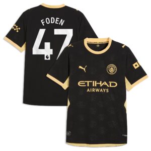 Manchester City Puma Authentic Away Shirt 2026-27 with Foden 47 printing
