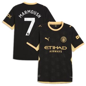 Manchester City Puma Authentic Away Shirt 2026-27 with Marmoush 7 printing