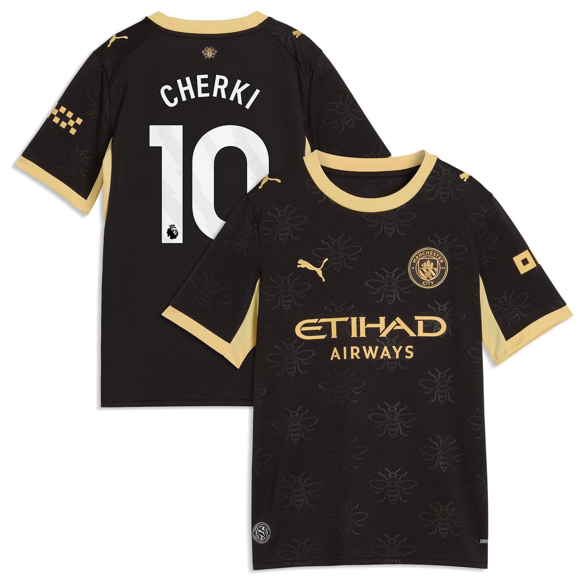 Manchester City Puma Away Shirt 2026-27 - Kids with Cherki 10 printing