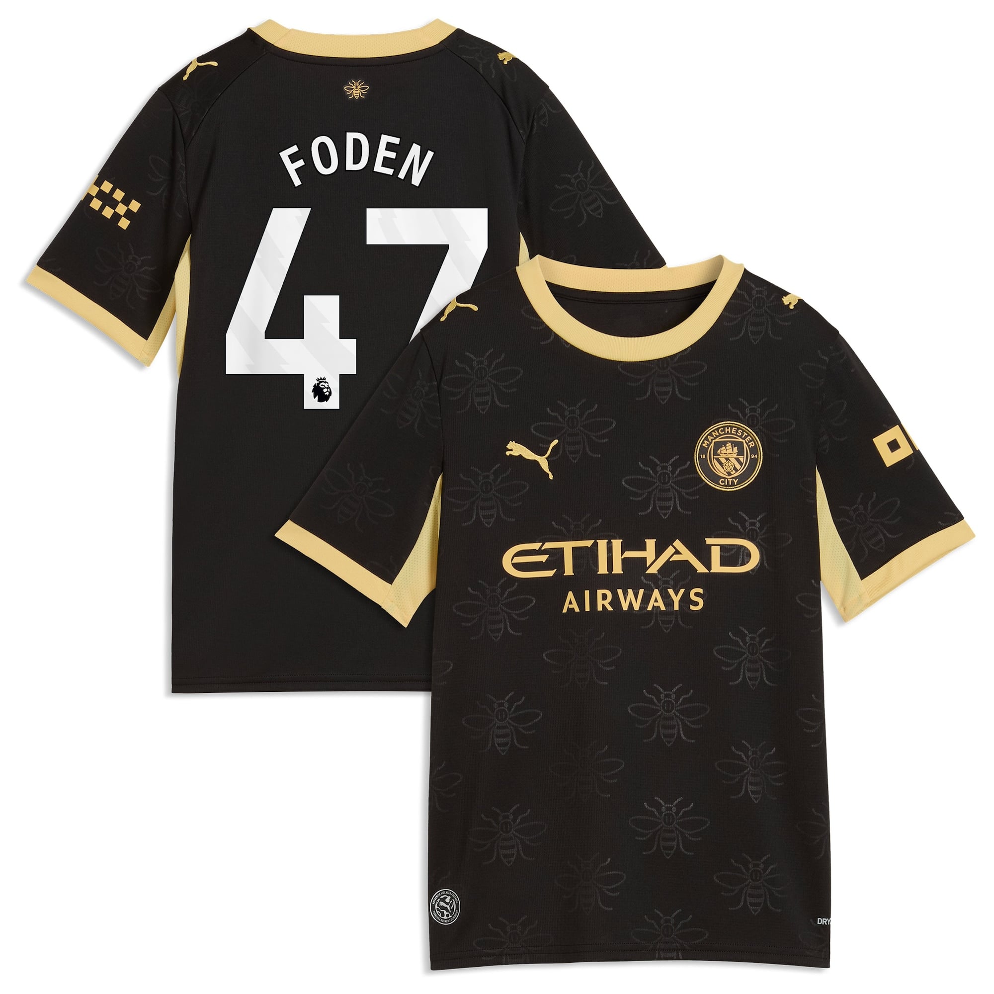 Manchester City Puma Away Shirt 2026-27 - Kids with Foden 47 printing