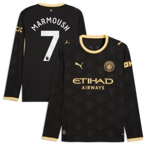 Manchester City Puma Away Shirt 2026-27 - Long Sleeve with Marmoush 7 printing