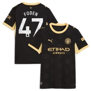 Manchester City Puma Away Shirt 2026-27 - Womens with Foden 47 printing