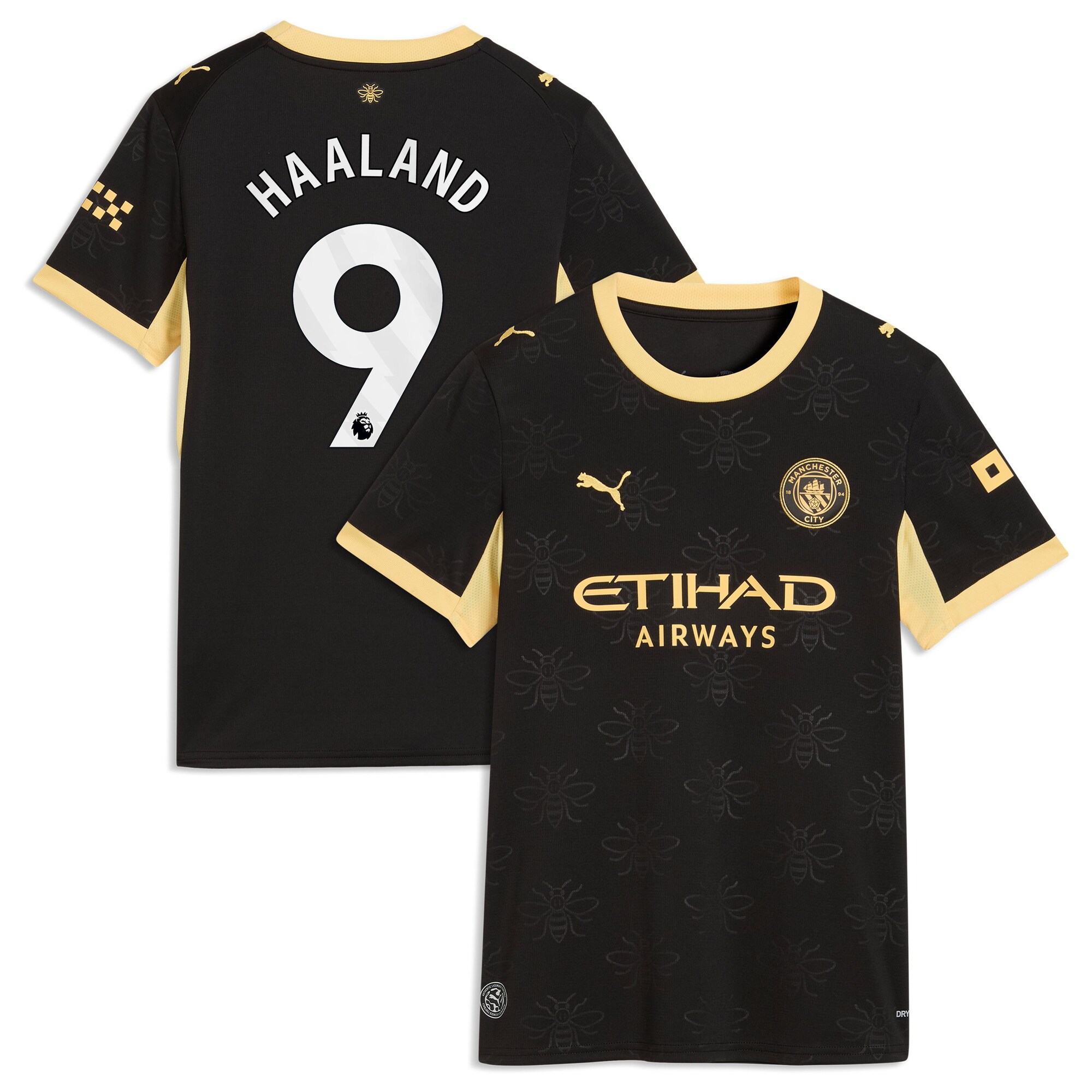 Manchester City Puma Away Shirt 2026-27 - Womens with Haaland 9 printing