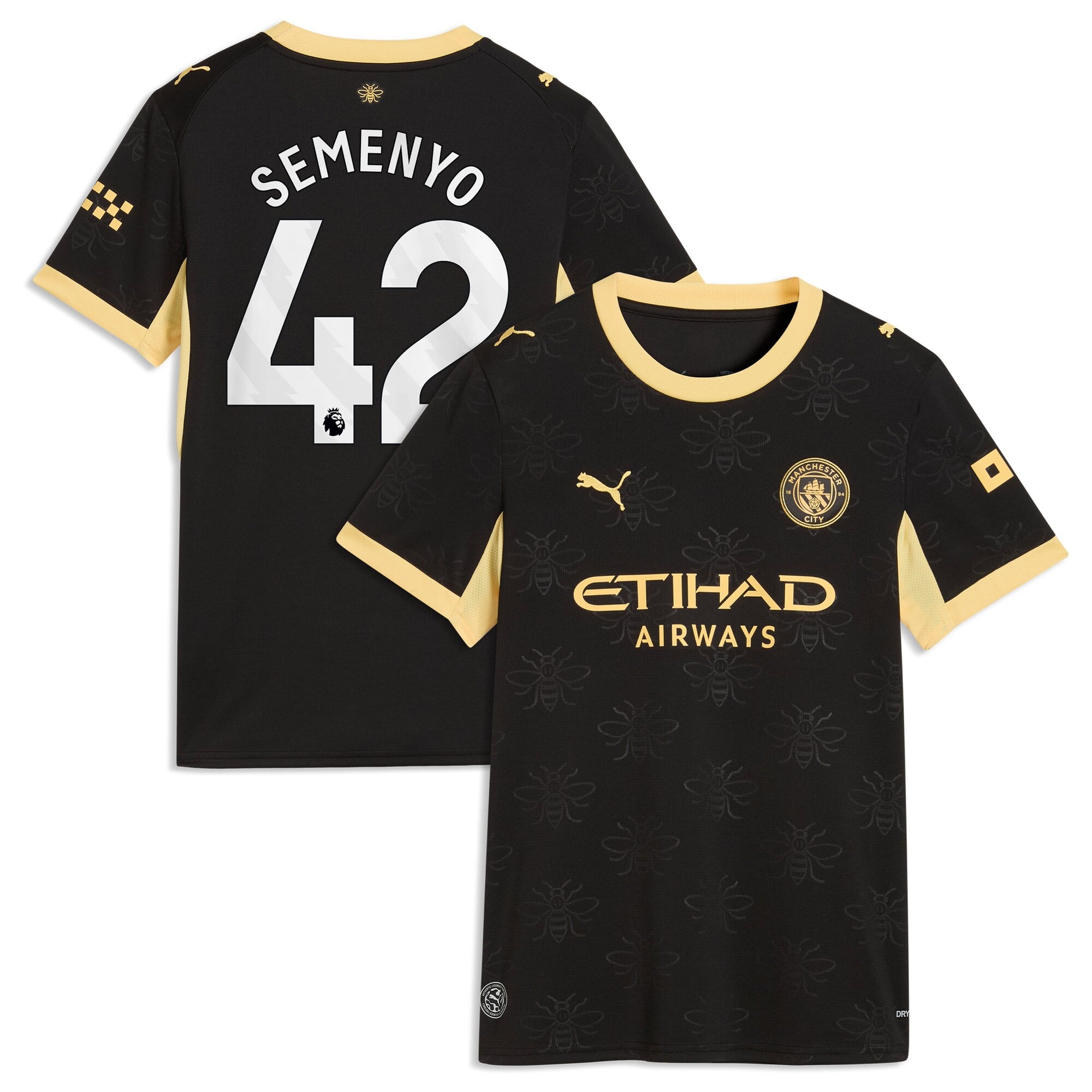 Manchester City Puma Away Shirt 2026-27 - Womens with Semenyo 42 printing