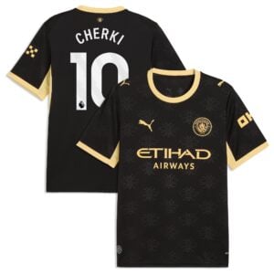 Manchester City Puma Away Shirt 2026-27 with Cherki 10 printing