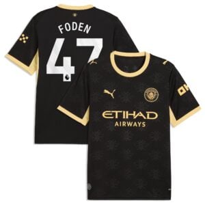 Manchester City Puma Away Shirt 2026-27 with Foden 47 printing