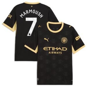 Manchester City Puma Away Shirt 2026-27 with Marmoush 7 printing