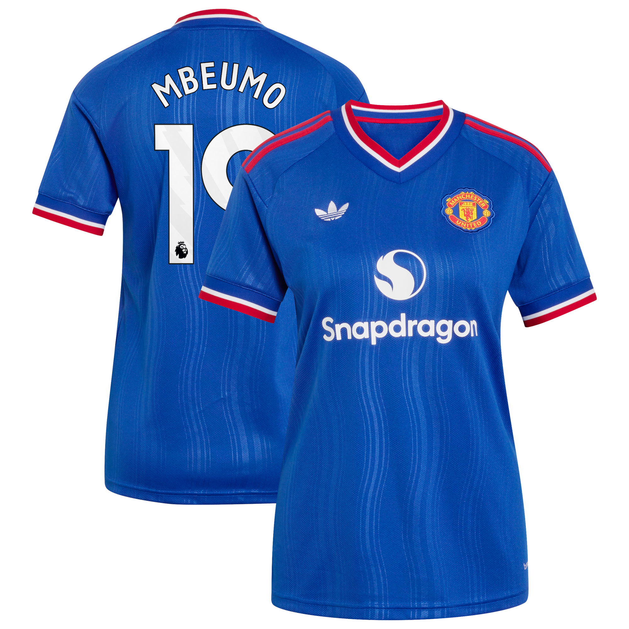 Manchester United adidas Away Shirt 2026-27 - Womens with Mbeumo 19 printing