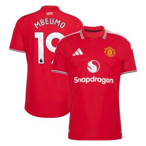 Manchester United adidas Home Authentic Shirt 2026-27 with Mbeumo 19 printing