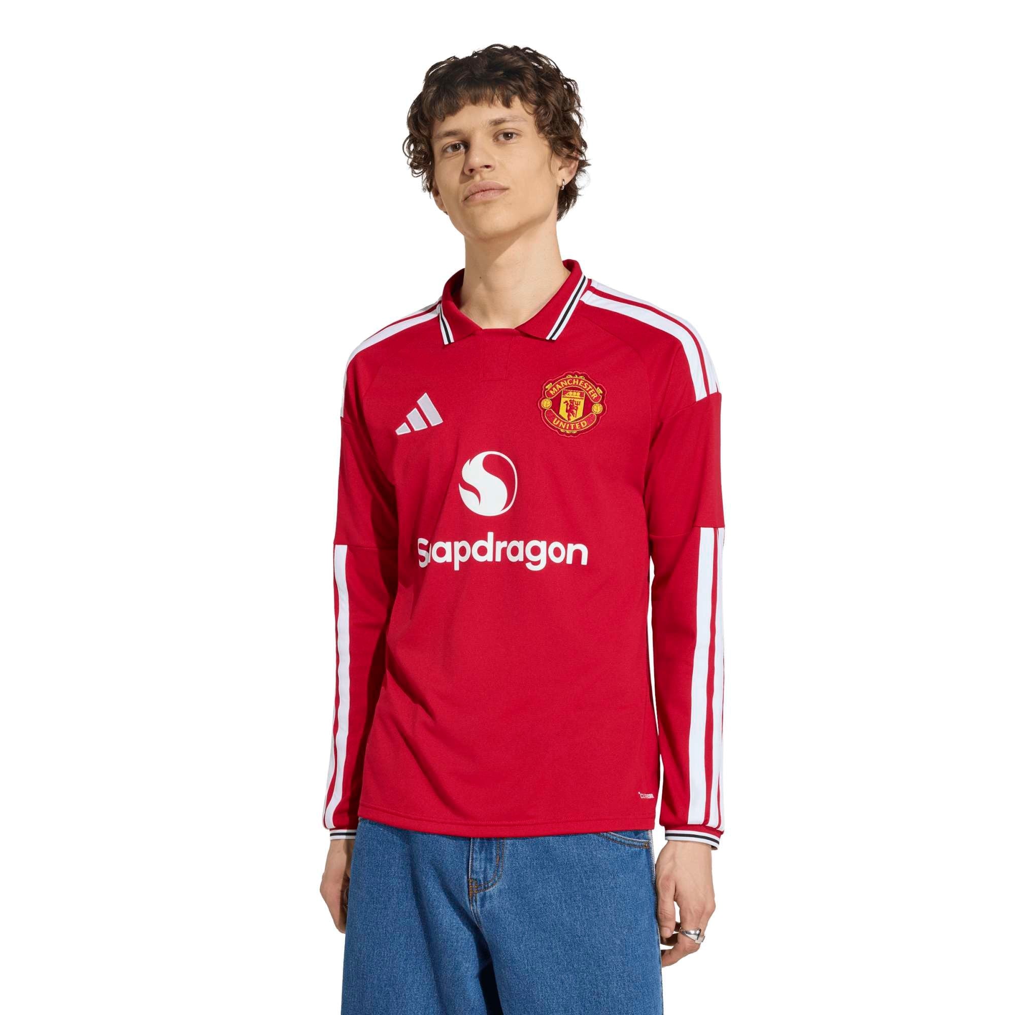 Manchester United adidas Home Shirt 2026-27 - Long Sleeve