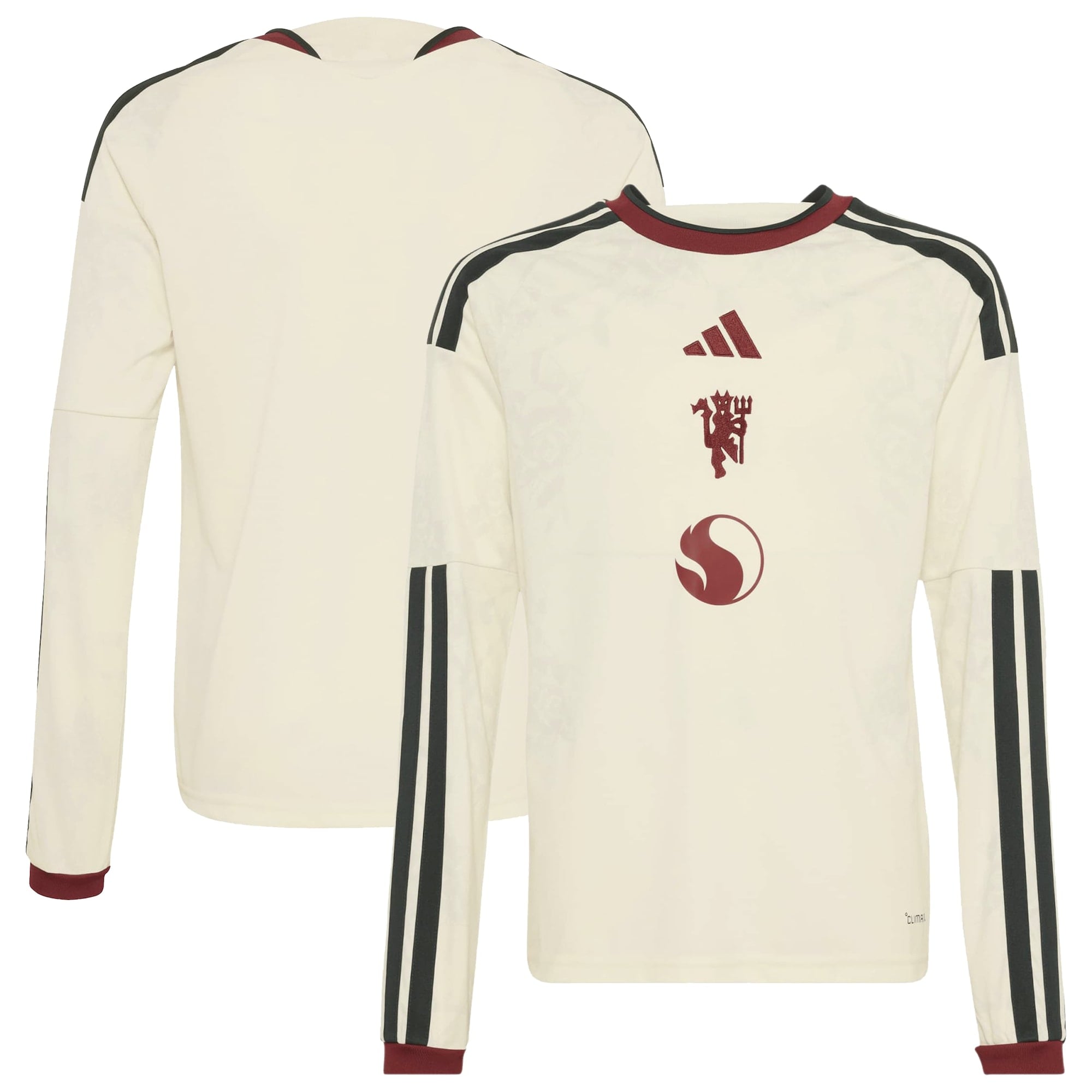 Manchester United adidas Third Shirt 2026-27 - Kids - Long Sleeve