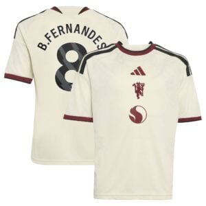 Manchester United adidas Third Shirt 2026-27 - Kids with B.Fernandes 8 printing