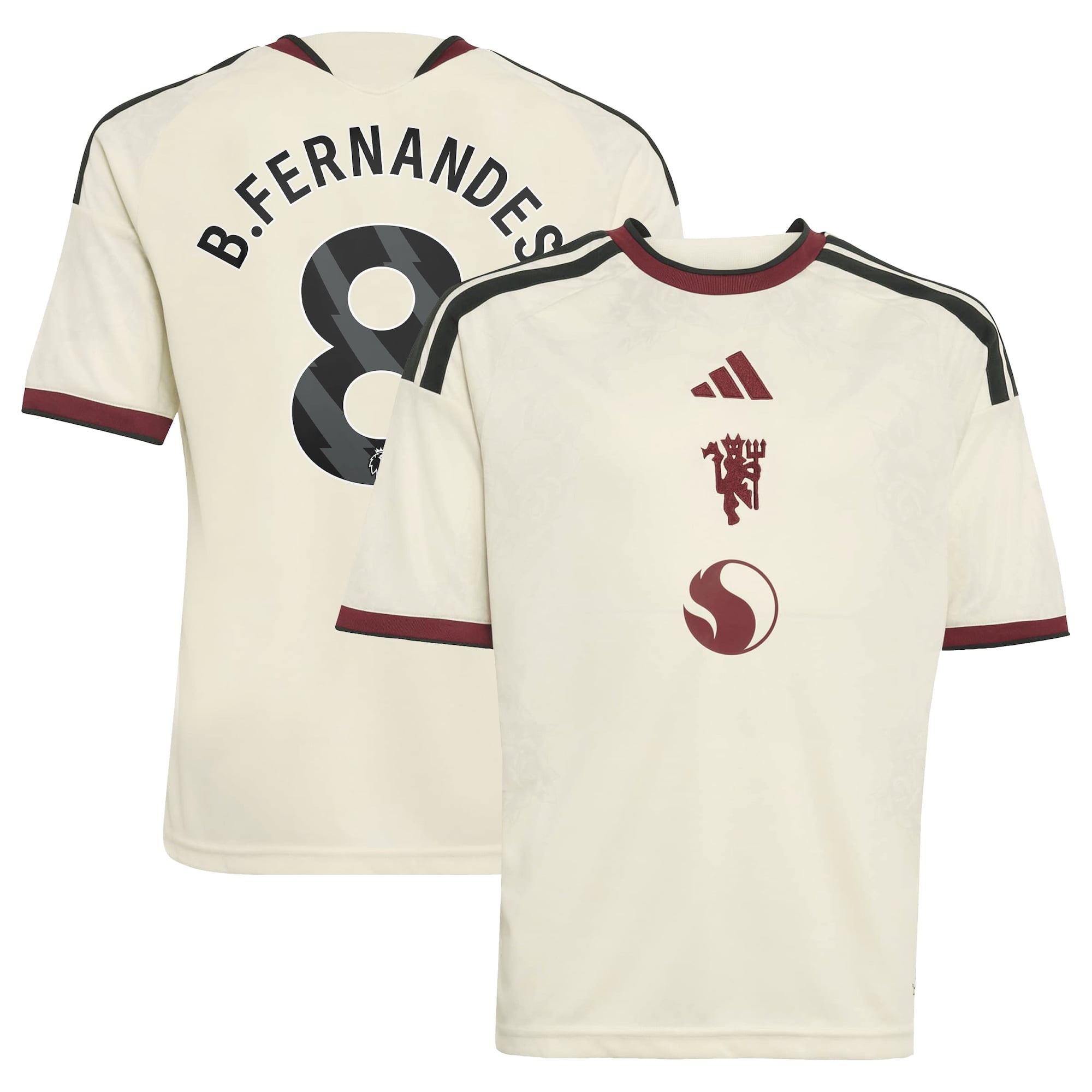 Manchester United adidas Third Shirt 2026-27 - Kids with B.Fernandes 8 printing