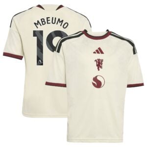 Manchester United adidas Third Shirt 2026-27 - Kids with Mbeumo 19 printing