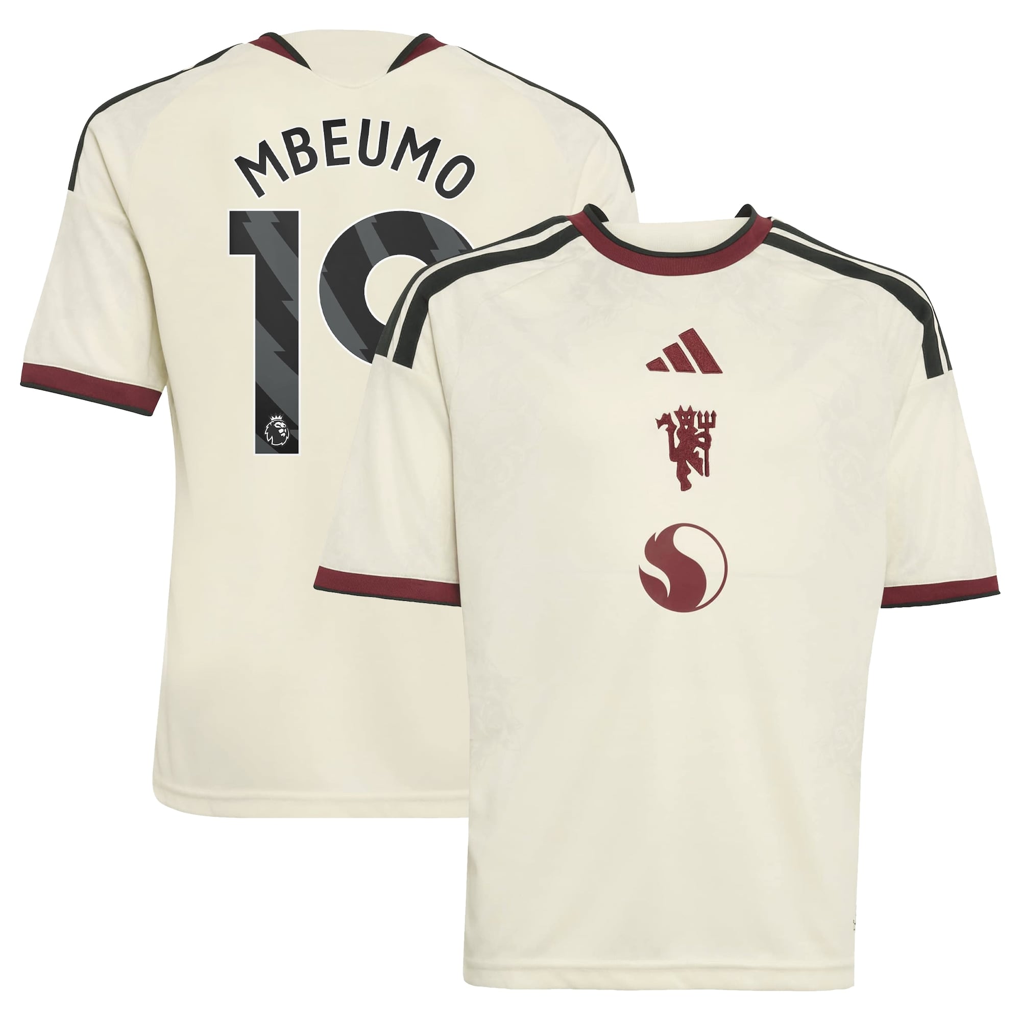 Manchester United adidas Third Shirt 2026-27 - Kids with Mbeumo 19 printing