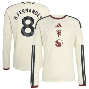 Manchester United adidas Third Shirt 2026-27 - Long Sleeve with B.Fernandes 8 printing