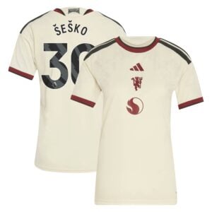Manchester United adidas Third Shirt 2026-27 - Womens with Šeško 30 printing