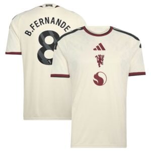 Manchester United adidas Third Shirt 2026-27 with B.Fernandes 8 printing