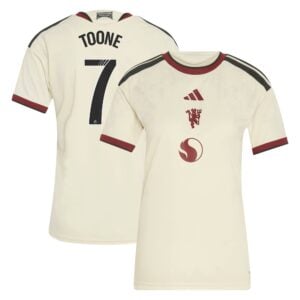Manchester United adidas WSL Third Shirt 2026-27 - Womens with Toone 7 printing