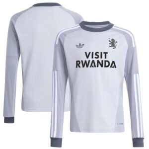 Aston Villa adidas Away Goalkeeper Shirt 2026-27 - Long Sleeve - Kids