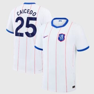 Chelsea Nike Third Aero-FIT Match Shirt 2026-27 with Caicedo 25 printing