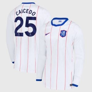 Chelsea Nike Third Stadium Long Sleeve Shirt 2026-27 with Caicedo 25 printing