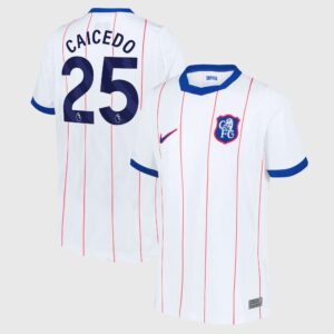 Chelsea Nike Third Stadium Shirt 2026-27 - Kids with Caicedo 25 printing