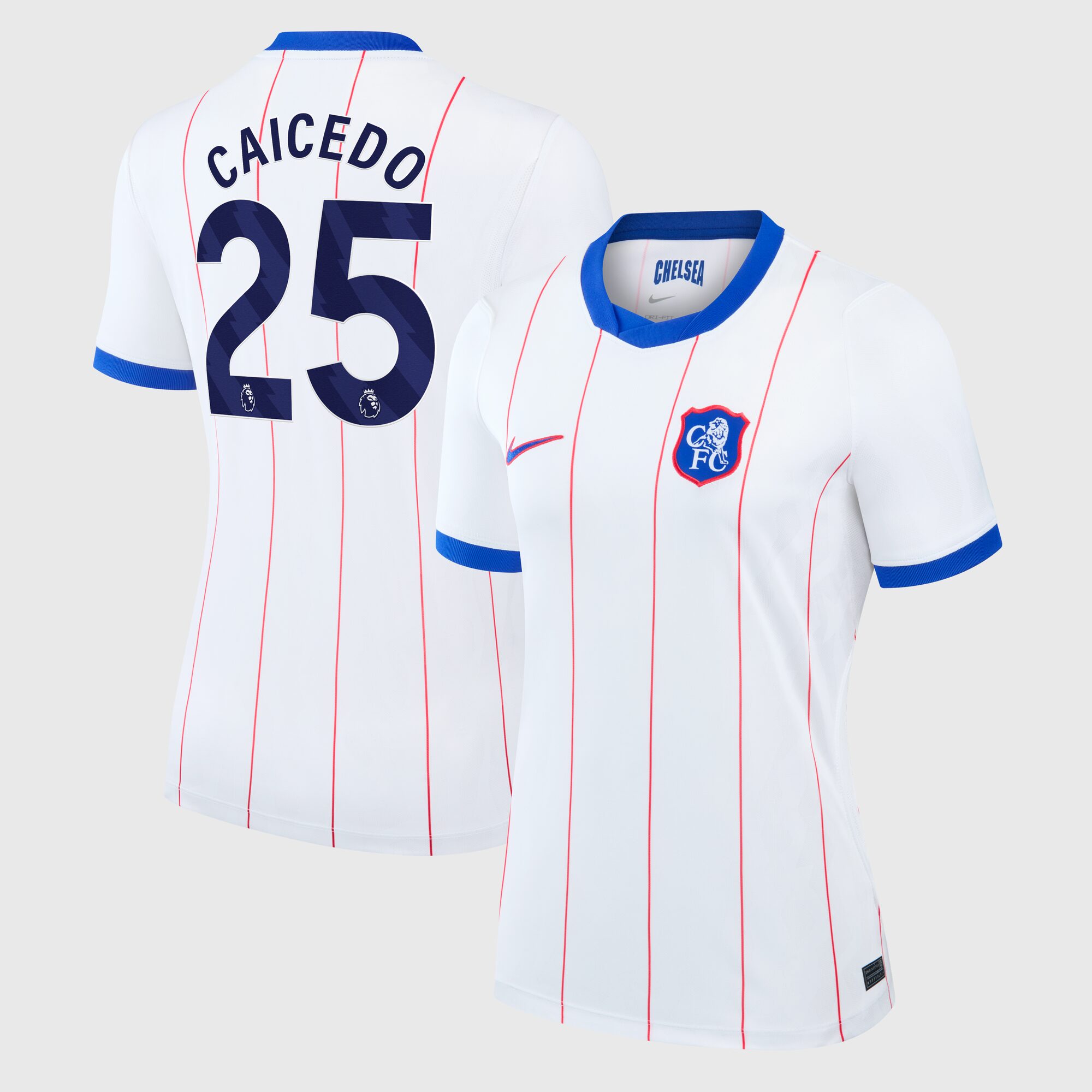 Chelsea Nike Third Stadium Shirt 2026-27 - Womens with Caicedo 25 printing