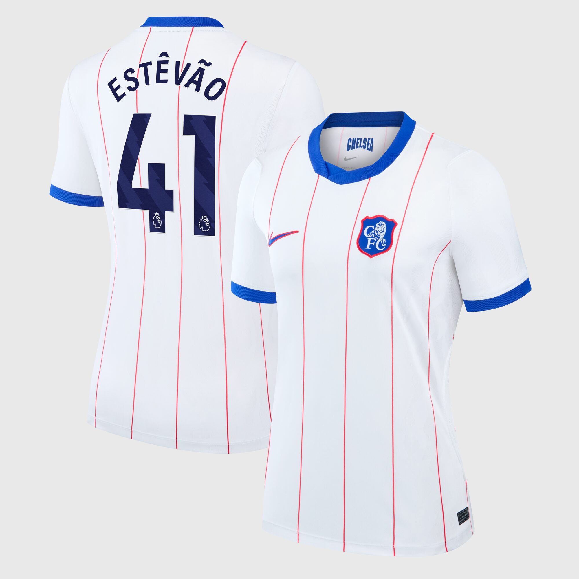 Chelsea Nike Third Stadium Shirt 2026-27 - Womens with Estêvão 41 printing