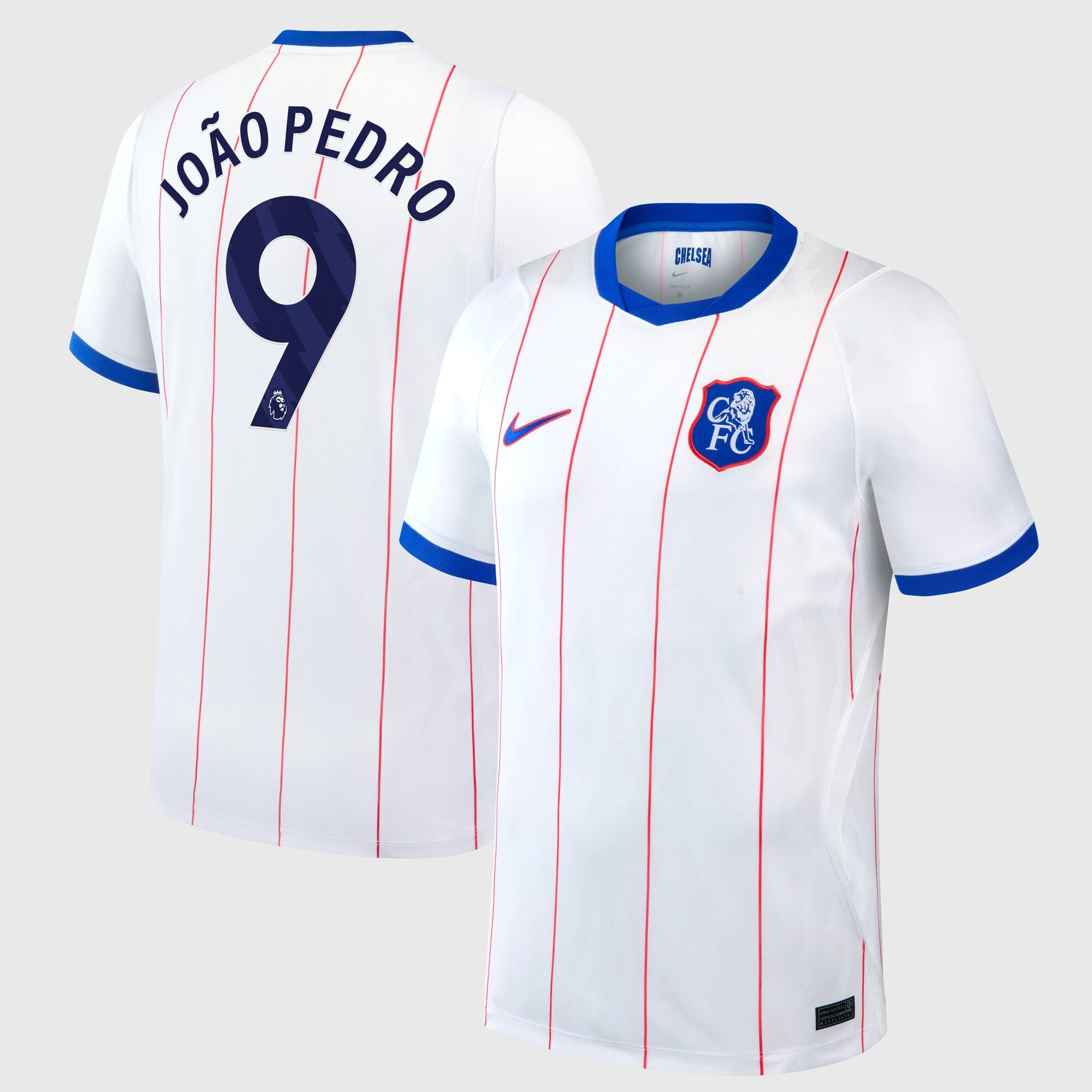 Chelsea Nike Third Stadium Shirt 2026-27 with João Pedro 9 printing