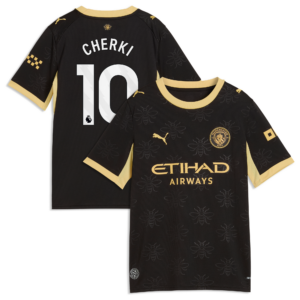 Manchester City Puma Away Shirt 2026-27 - Kids with Cherki 10 printing