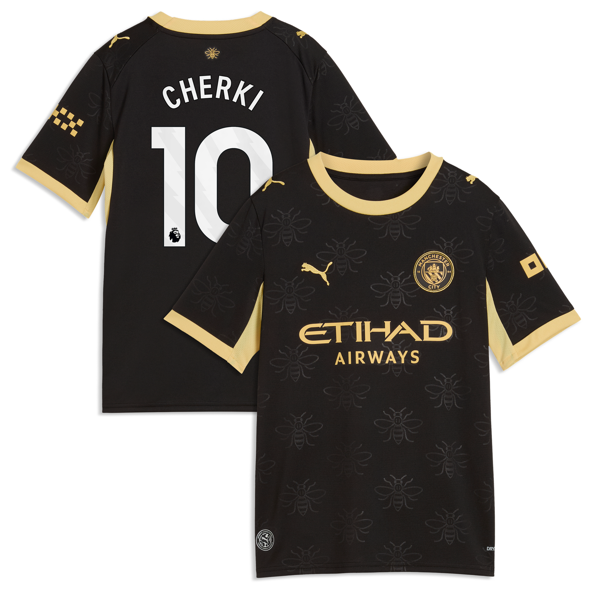Manchester City Puma Away Shirt 2026-27 - Kids with Cherki 10 printing