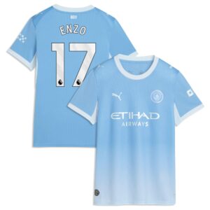 Manchester City Puma Home Shirt 2026-27 - Womens with Enzo 17 printing