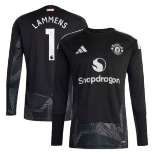 Manchester United adidas Home Goalkeeper Shirt 2026-27 with Lammens 1 printing