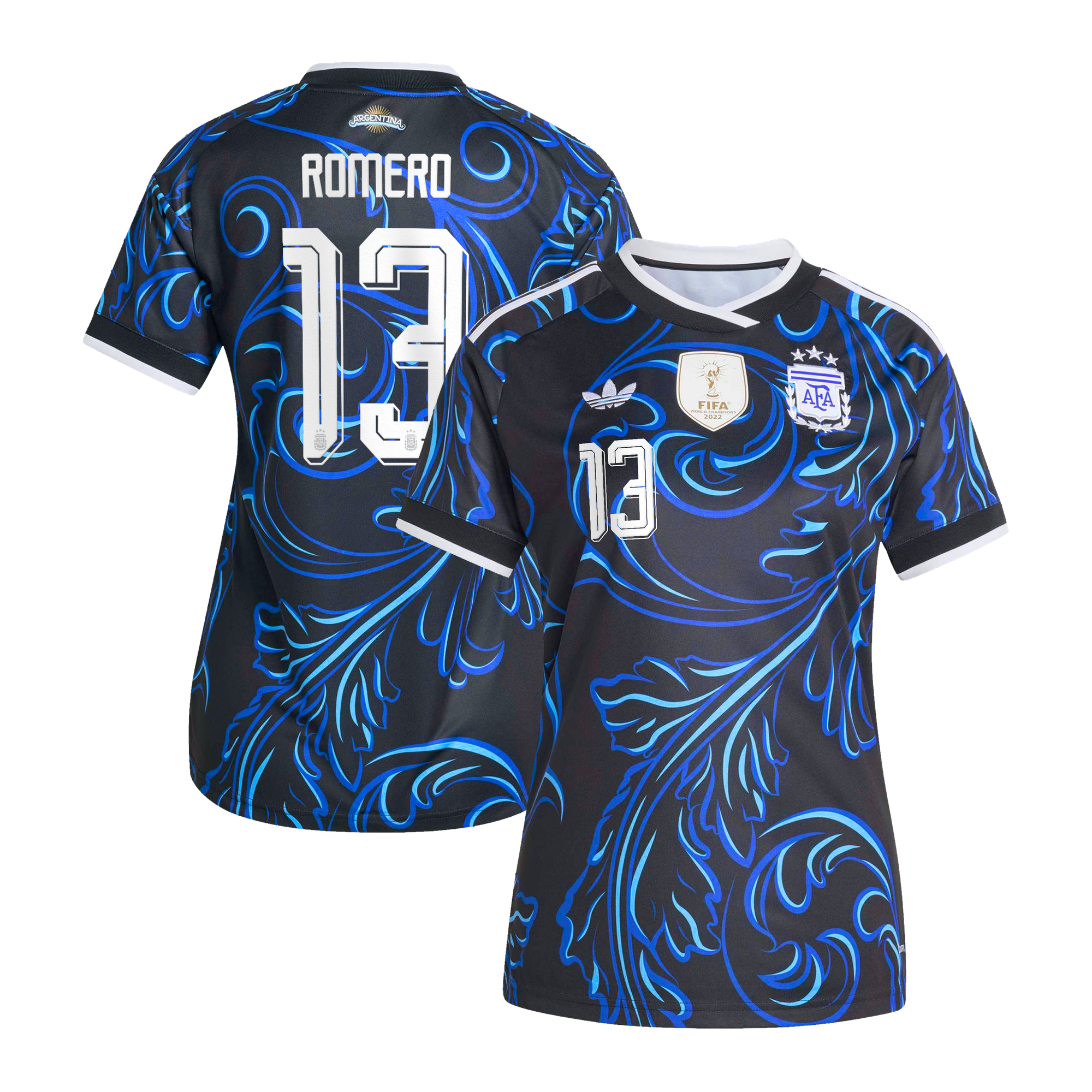 Argentina adidas Away Shirt 2026 - Womens with Romero 13 printing