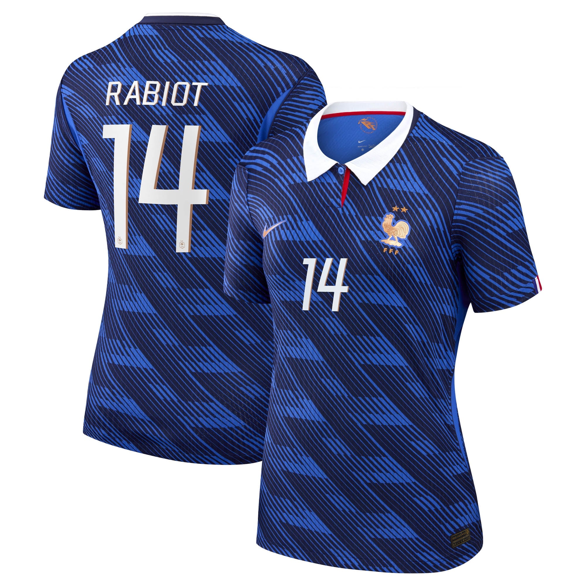 France Nike Home Aero-Fit Match Shirt 2026 - Womens with Rabiot 14 printing